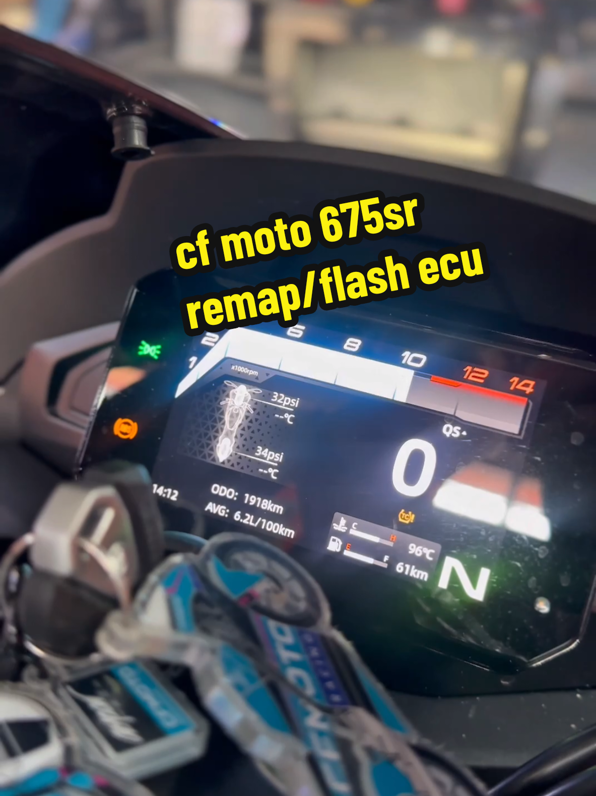 CFMOTO 675SR: ECU remap and fuel mapping