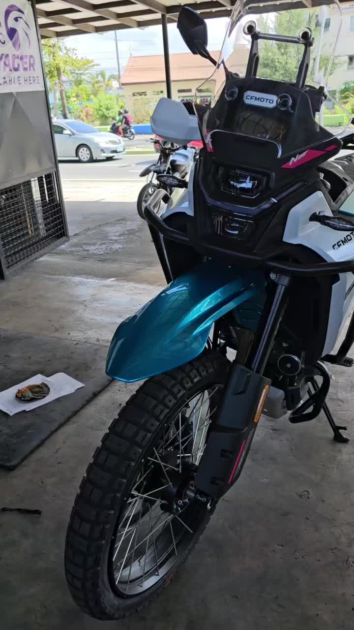 CFMOTO 450MT — crash guard install